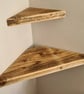 Shelf - Corner Shelf - Reclaimed Scaffold Board Chunky Shelves - Image 3