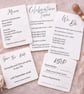 Black & White Script Wedding Invitation bundle - Image 4