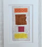 Colourful Combinations Yellow Pink Orange Handstitched Geometric Art Pictures - Image 10