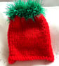 Cute little hand knitted Christmas gift bag  - Image 3