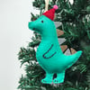 Christmas Dinosaur Tree Decoration