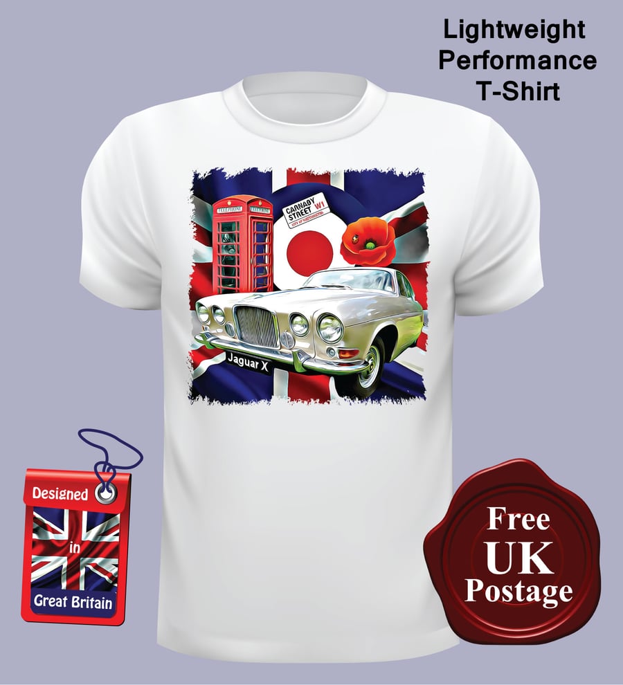 Jaguar MK10 T Shirt, Mens T Shirt, Choose Your Size