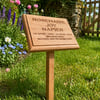  Oak Memorial Cemetery Garden Memorial Remembrance Woodland Grave Marker Plaque