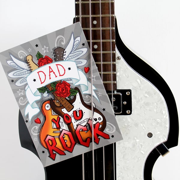 Dad, You Rock - Father's Day Card