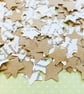 500 Book Confetti Kraft Paper Stars - Many book choices - Rustic Wedding Decor
