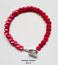 Eco Red Bamboo Coral Bracelet - Image 6