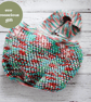 Hand Knitted cotton shopping grocery bag  - Image 1