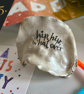 no.5 "hip, hip, whatever" - from SHUCKED's hand-painted oyster shell collection