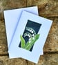 Lily of the Valley Greetings Card