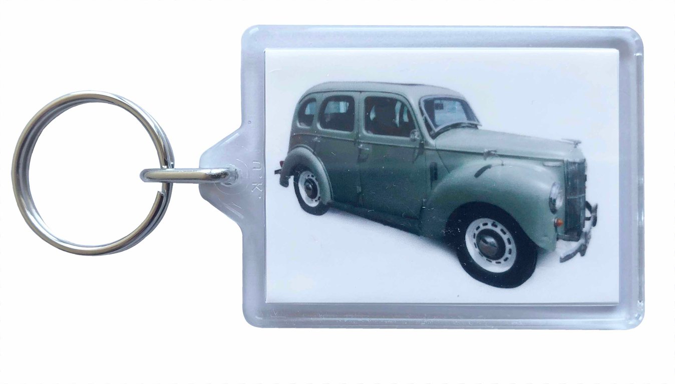 Ford Prefect 1949 - Keyring with 50x35mm Insert - Classic Car Fan