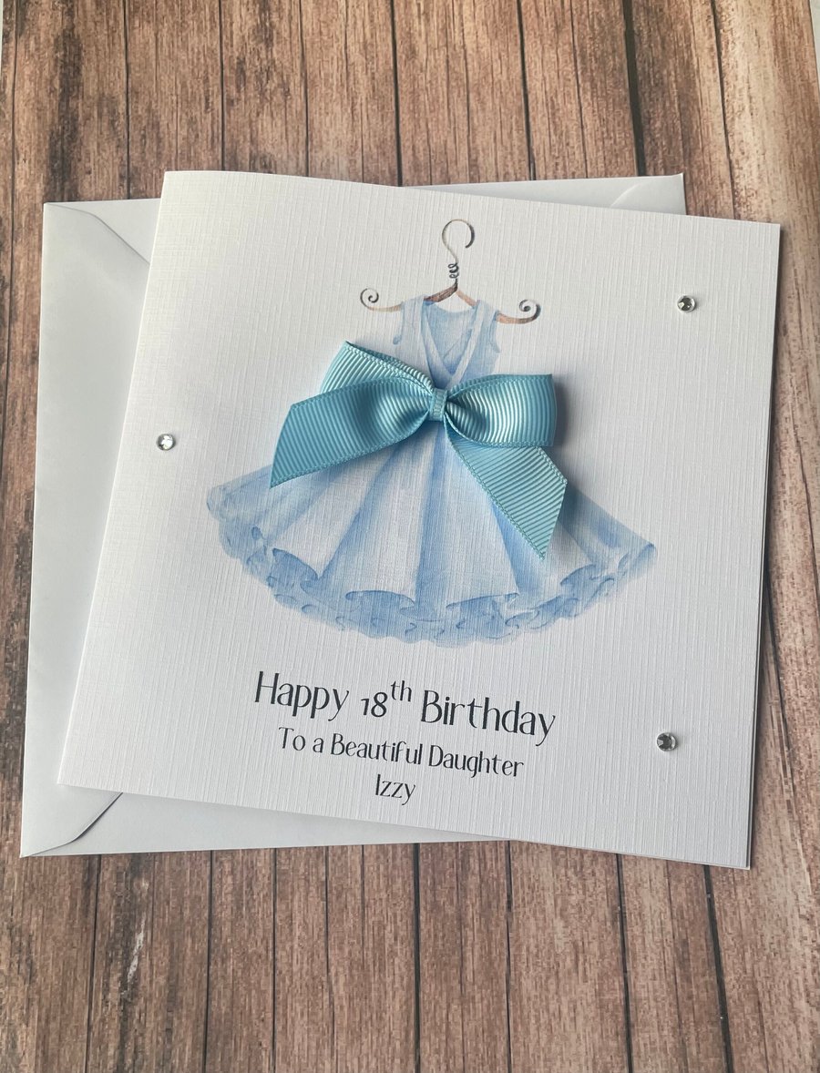 Ballerina Personalised Birthday Card For Her Ballerina Gift Happy Birthday