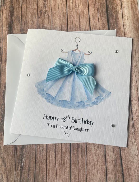 Ballerina Personalised Birthday Card For Her Ballerina Gift Happy Birthday