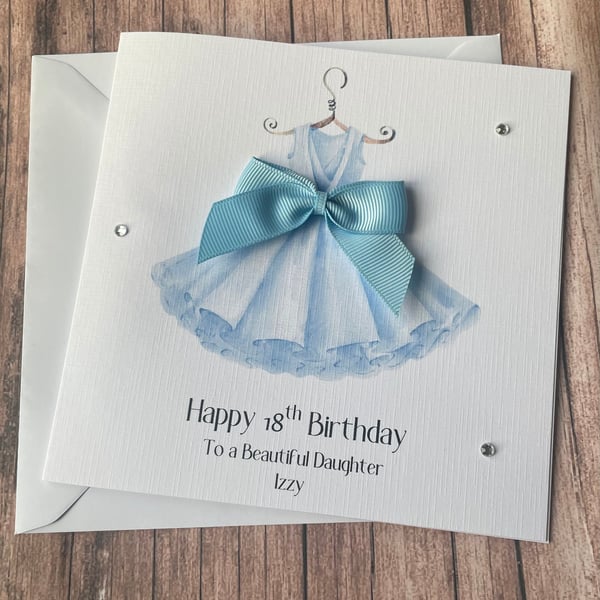 Ballerina Personalised Birthday Card For Her Ballerina Gift Happy Birthday
