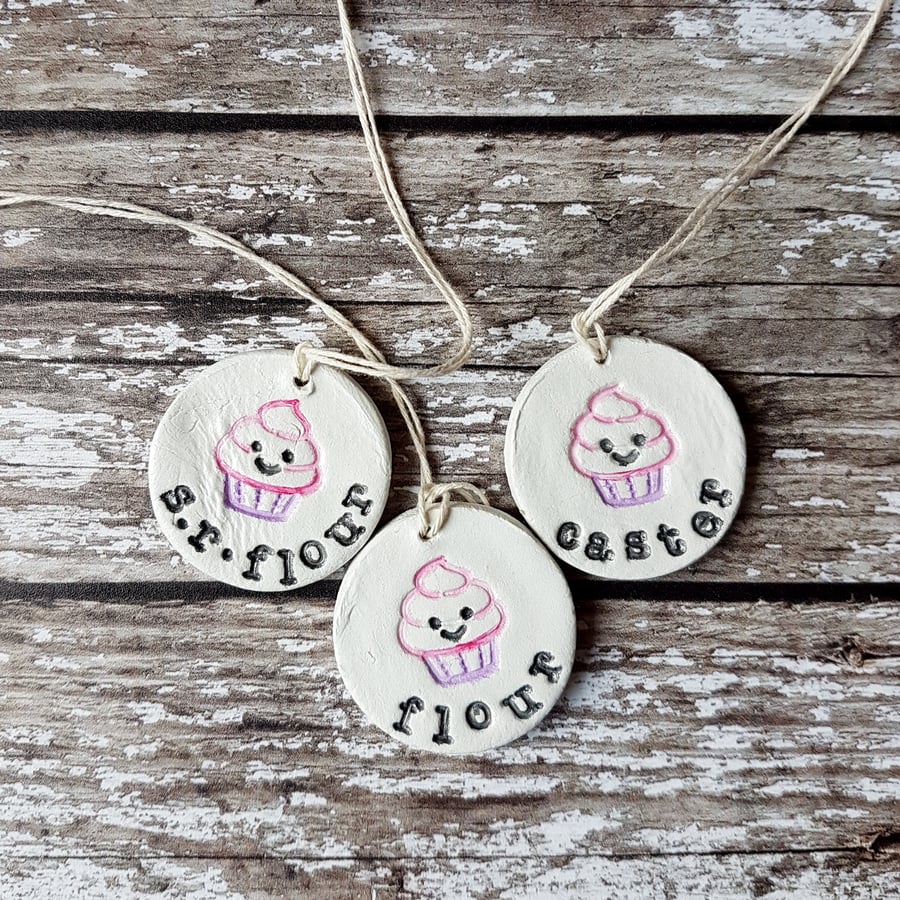 Home Baking Clay Tags, decoration, homeware, gift
