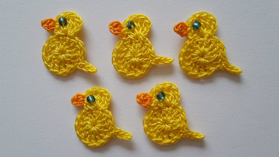 Yellow Crochet Baby Chicks