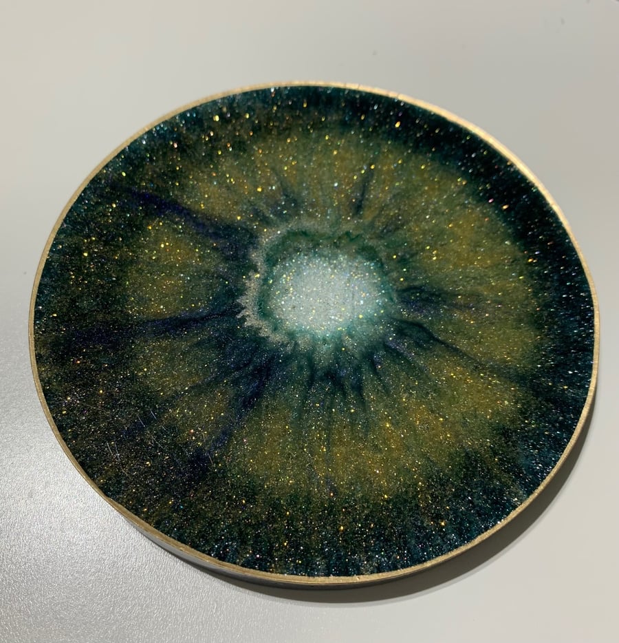 Heat Resistant Set Of Four Resin Coasters