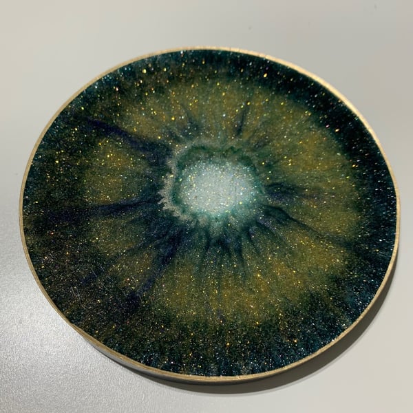 Heat Resistant Set Of Four Resin Coasters