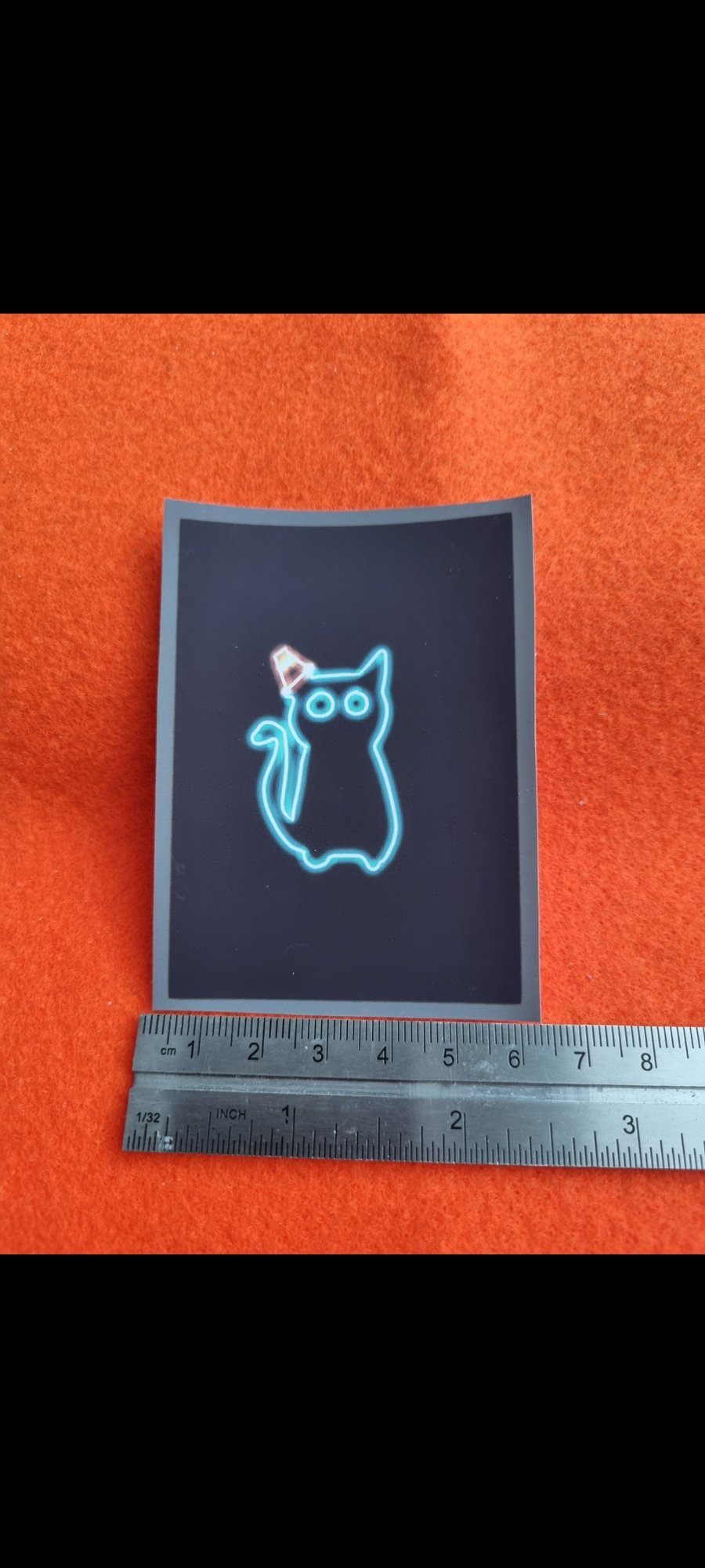 Nipfest Neon Kitty Iron on Transfer