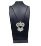 Sankofa Heart pendant, ghanaian adinkra symbol necklace, african jewellery, spir - Image 2