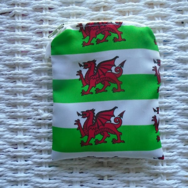 Welsh Flags Purse or Card Holder 