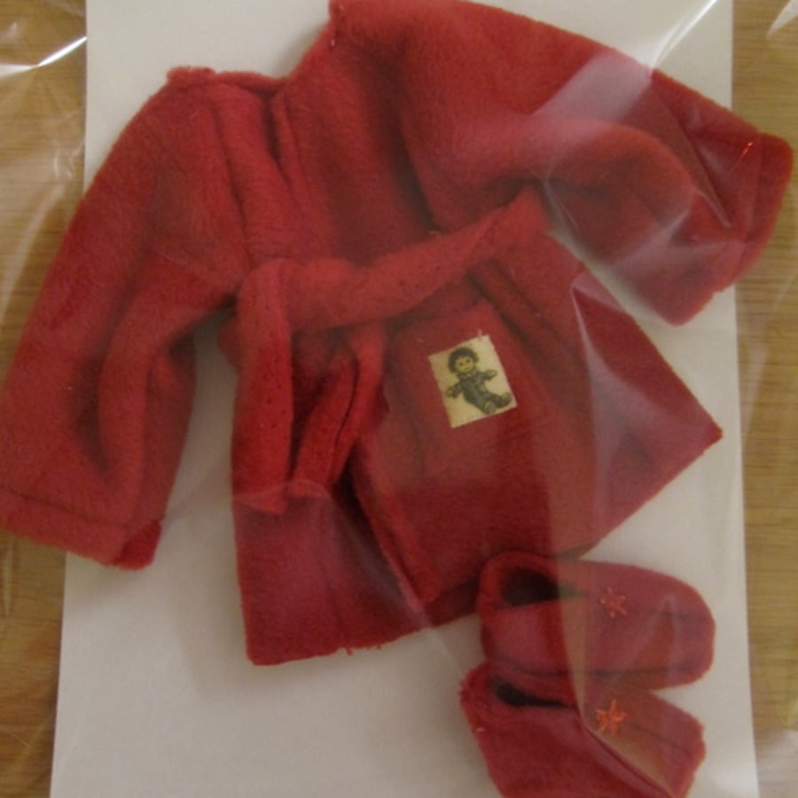 Christmas Dressing Gown and Slippers