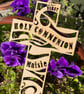Personalised special occasion cross decoration - Image 2