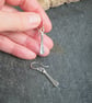 Forged Silver Drop Earrings - Image 9