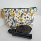 Daffodils  Make up bag   