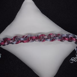 Statement double spiral bracelet