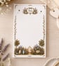 Orchard Garden Floral Notepad - Lined Writing Pad - Shopping List Pad - Image 1