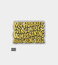 Funny Slogan Die Cut Vinyl Sticker - My Hobbies Yellow