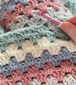 Multicoloured Crochet Infinity Scarf - Handmade - Gifts for Her - Granny Stripe - Image 6