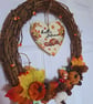 Handmade Autumn Woodland Wreath – "Magic of the Woods" (20cm) - Image 2