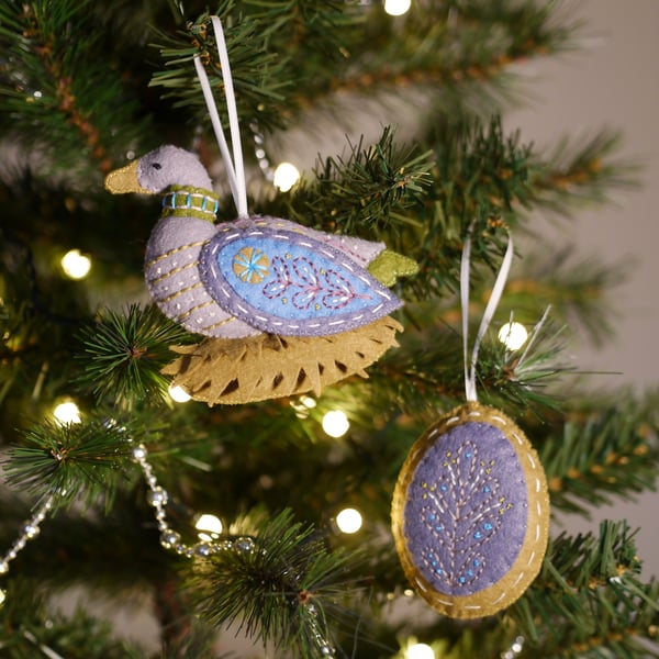 12 Days of Christmas Goose a laying