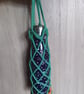 Crochet Bottle Holder - Orange & Green