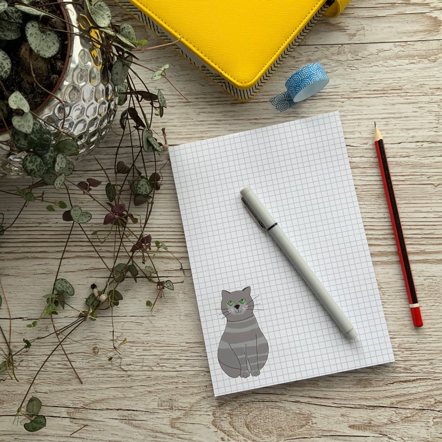 A5 Cat Notepad 