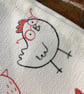 Happy Hens tea towel by Jo Brown, happytomato -chickens -country life  - Image 5