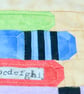 'Stack of Books' patchwork Fabric Mug Rug - Image 7