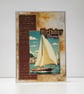 SOLD: Nautical Birthday Card for Him - Handmade Sailing Boat Birthday Card - Image 6