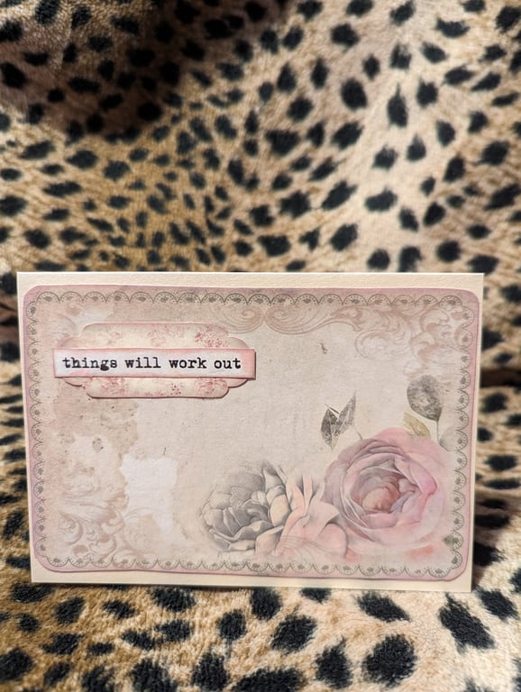Things will work out card