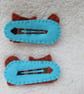 Ginger cat toddler hair clips - Image 6
