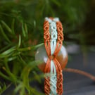 Handmade Macramé Bracelet with Natural Jade