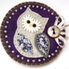 Owl Brooch....Reserved for Plordy