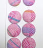 Pink Covered Buttons  - Image 3