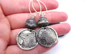 Earrings - Pewter