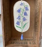 Large bluebell pottery hanging decoration - Image 3