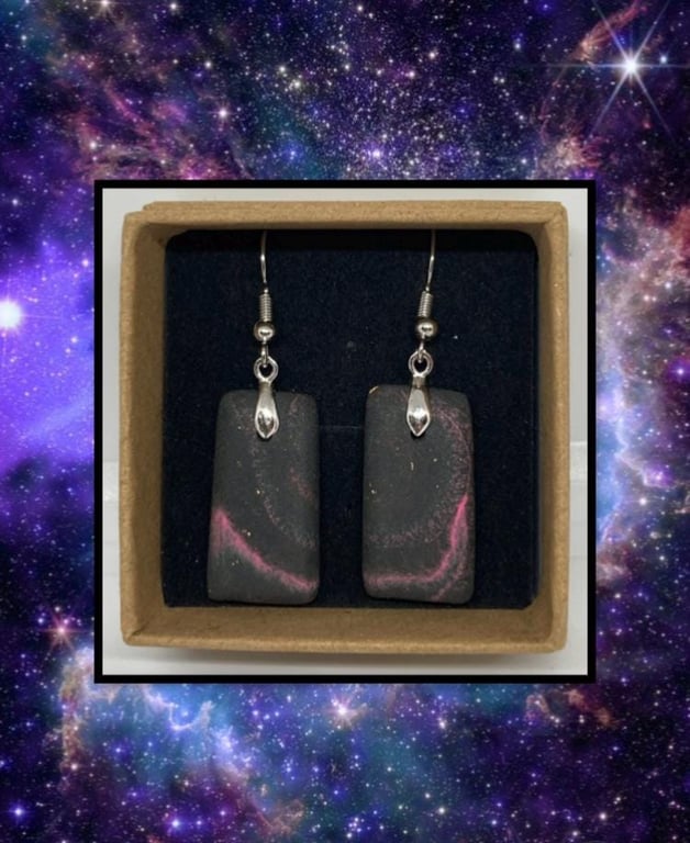 Cosmos lightweight clay earrings