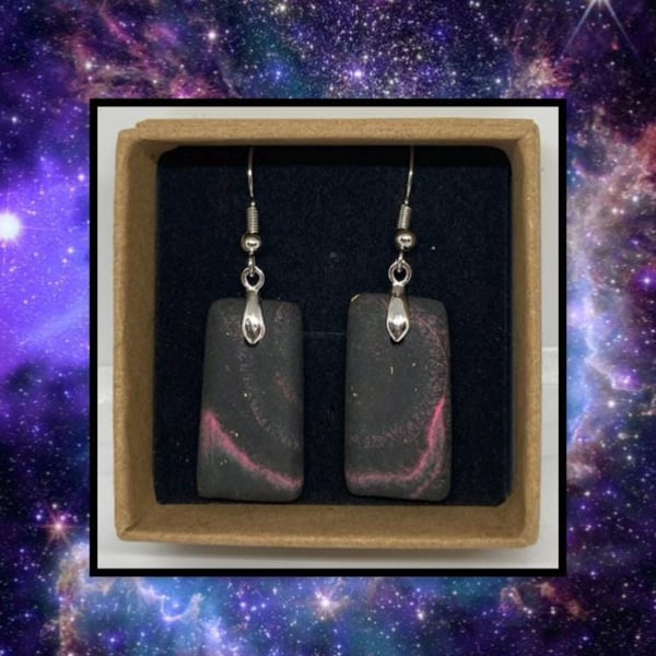 Cosmos lightweight clay earrings
