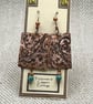 Copper and Turquoise Earrings