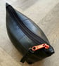 Unlined Inner Tube Bag - Orange Zip and Writing